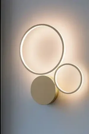 Applique led 42w 4000k ondaluce pl pois oro pc moderna Offerta Lampo