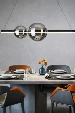 Direttamente Dal Produttore Lampadario moderno ondaluce so fufi nero led 4000k