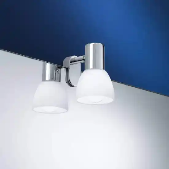 Vendita Finale Applique bagni cromo aggancio per specchio eglo sticker