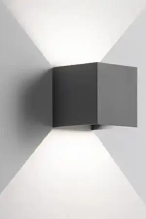 Applique per esterno led 6w 4000k cubo antracite Più Venduto