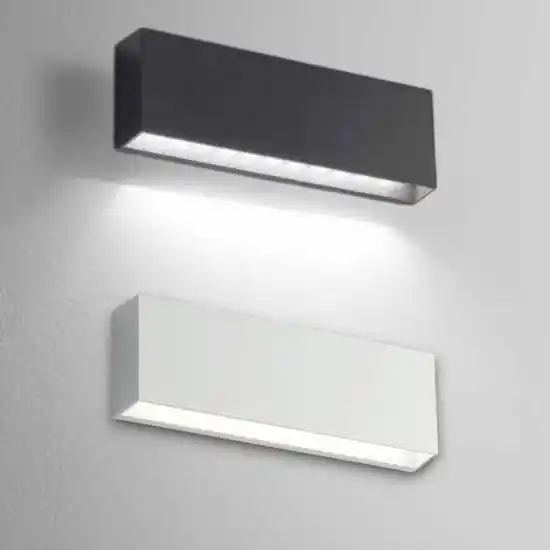 Consegna Rapida Isyluce applique da esterno 6w 4000k cover antracite bianco