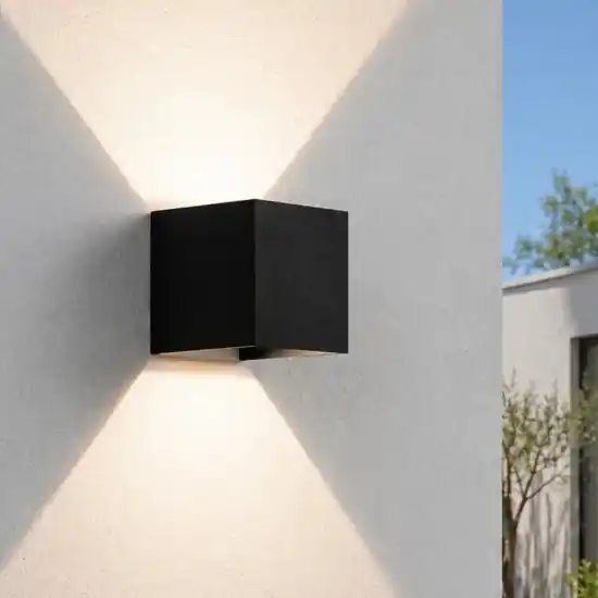 Vendita Finale Isyluce applique da esterno led 6w 4000k cubo nero