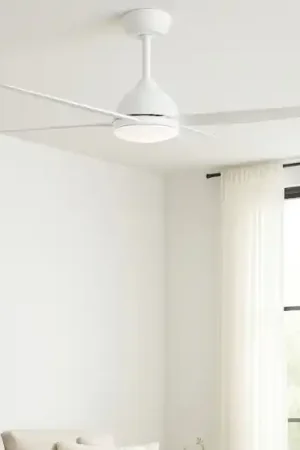 Ventilatore bianco da soffitto 18mq con luce a pale Soddisfatti O Rimborsati