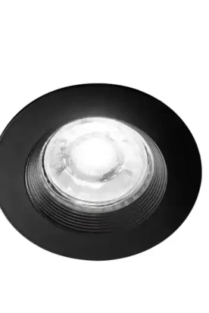 A Buon Prezzo Faretto da incasso tondo nero per controsoffitto