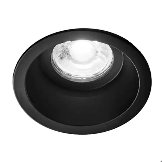 Soddisfatti O Rimborsati Faretto da incasso isyluce rotondo nero per cartongesso