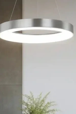 A Buon Prezzo Lampadario cerchio 60cm led 3000k dimmerabile grigio