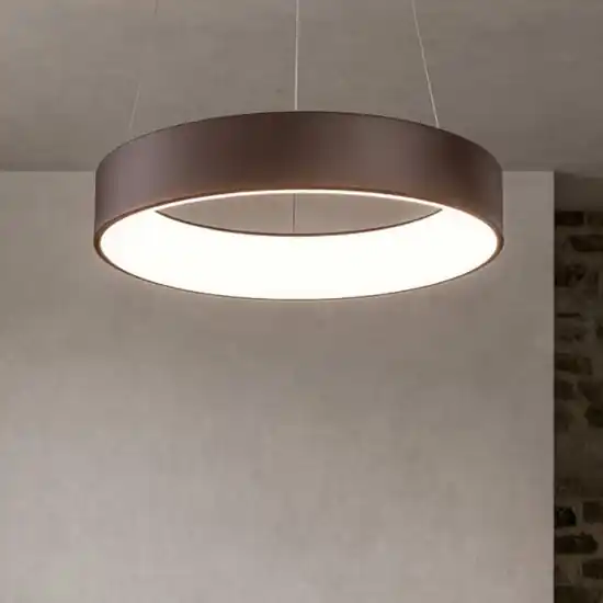 Ordina Subito Affralux band diodi 80cm lampadario cerchio marrone caffe