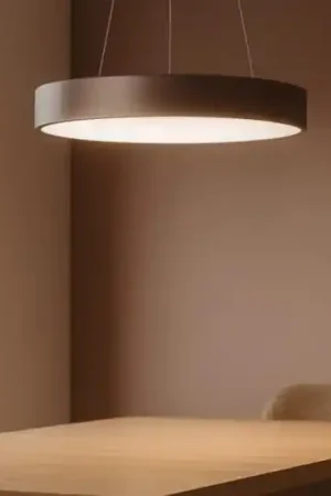 Economico Affralux band diodi lampadario cerchio 60cm marrone caffe