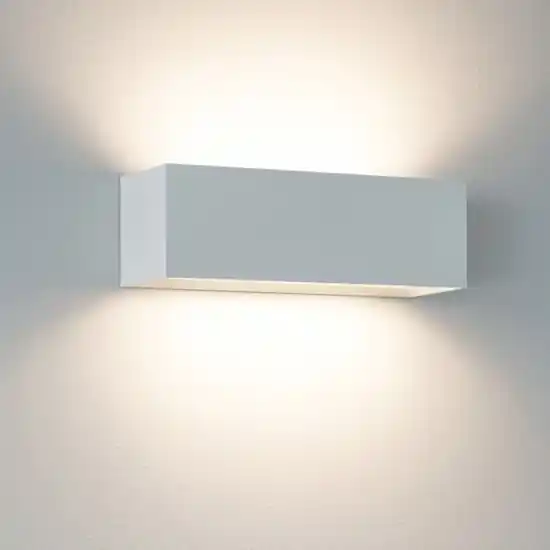 Consegna Rapida Applique di gesso hermione sforzin rettangolare bianca
