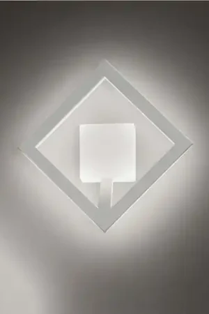 Popolare Applique led 19w 3000k moderna bianco affralux quattro