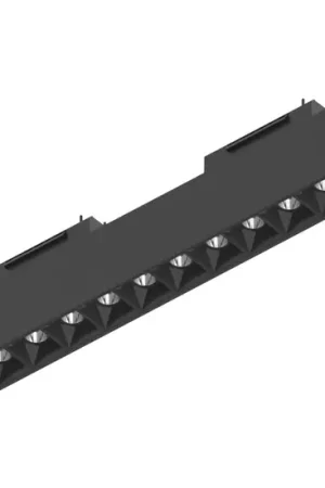 Arca modulo faretti led 48v 15w 3000k nero per binario monofase ideal lux Spedizione Espresso