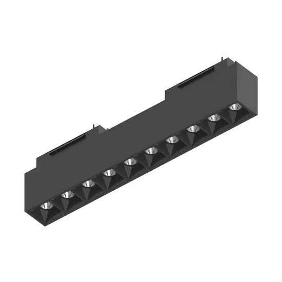 Arca modulo faretti led 48v 15w 3000k nero per binario monofase ideal lux Spedizione Espresso