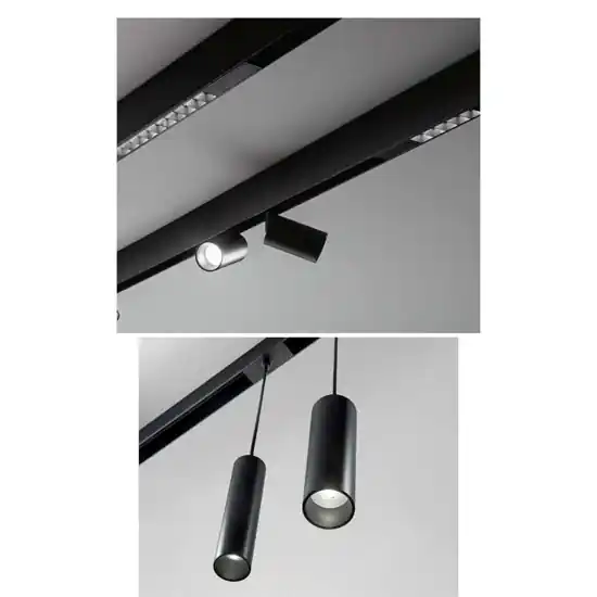 Arca ideal lux binario plafone monofase 1mt nero Compra Online