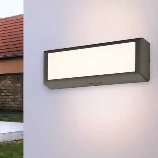 Saldi Applique da esterno led 12w 4000k antracite isyluce