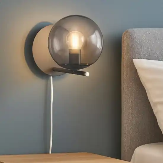 Applique per comodino camera da letto antracite opaco Offerta Speciale