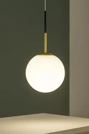 Lampada a sospensione per camera da letto sfera vetro miloox jugen Compra Online