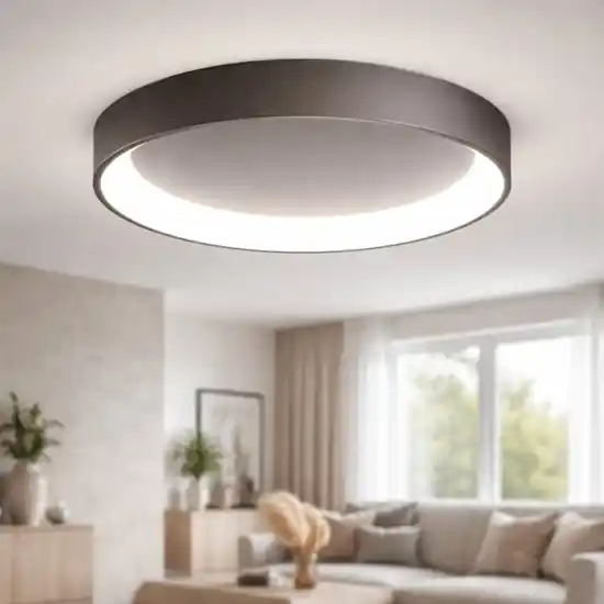 Plafoniera led 80cm anello cerchio 90w 3200k caffe affralux band diodi Ultima Occasione