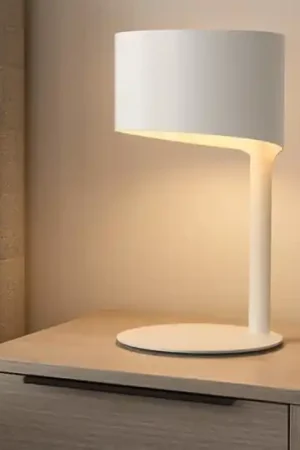 Abat jour camera da letto bianca design moderna Saldi