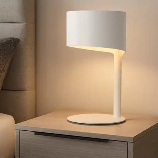 Abat jour camera da letto bianca design moderna Saldi