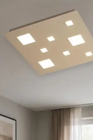 Checker board sabbia isyluce plafoniera quadrata led 36w 3000k Miglior Prezzo
