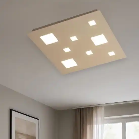 Checker board sabbia isyluce plafoniera quadrata led 36w 3000k Miglior Prezzo