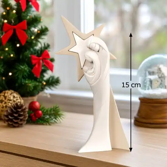 Nuova Collezione Bongelli preziosi presepe moderno h15 natività nocciola statuina fp