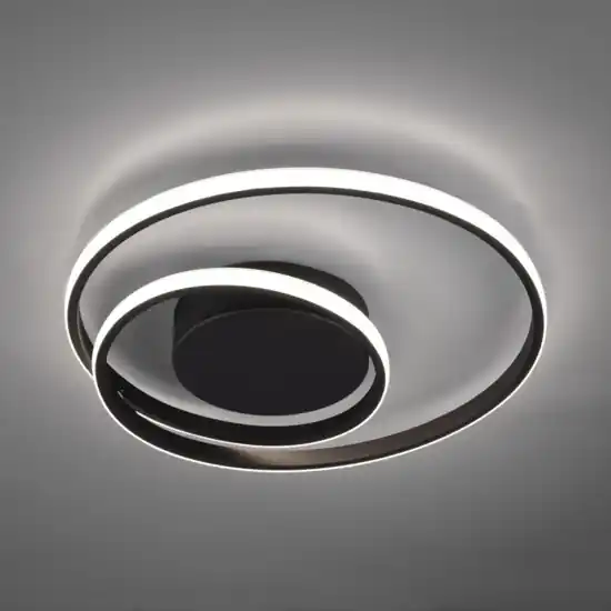 Più Venduto Plafoniera per soggiorno nera led 22w 3000k