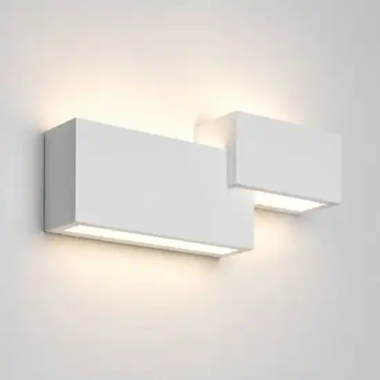 Scelto Dai Clienti Applique di gesso moderna paro sforzin design bianca