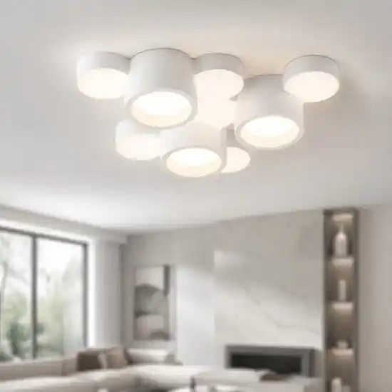 Direttamente Dal Produttore Plafoniera di gesso bianca moderna design chio sforzin