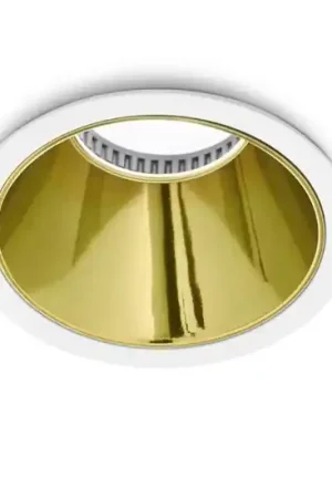 Compra Oggi Stesso Faretto oro rotondo da incasso per controsoffitto gea luce