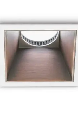 Faretto quadrato ceres incasso controsoffitto gea luce rame Compra Adesso
