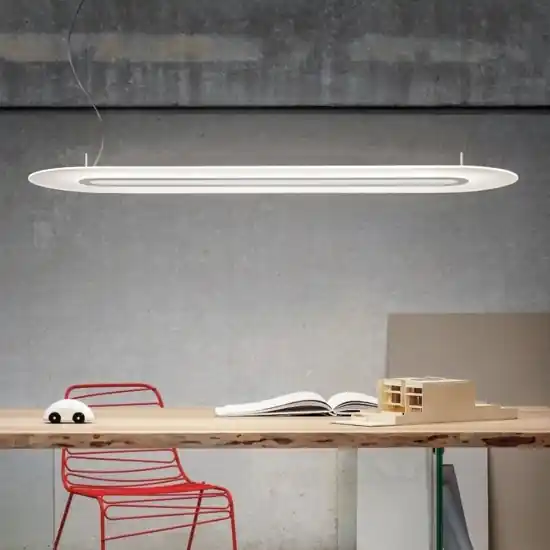 Non Perdere Stilnovo optline lampadari moderni per uffici led alluminio 47w 3000k