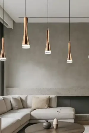 Vivida twist lampadario moderno led 18w 3000k oro rosa Prezzo Di Fabbrica