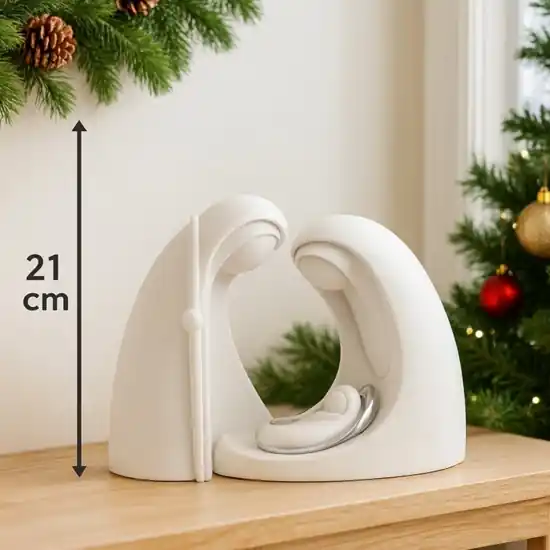 Miglior Prezzo Bongelli preziosi statuina presepe di natale bianco h21 moderno