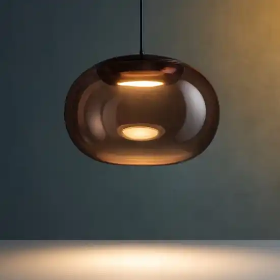 Stilnovo la mariee lampada a sospensione moderna per soggiorno design vetro rame Esclusivo
