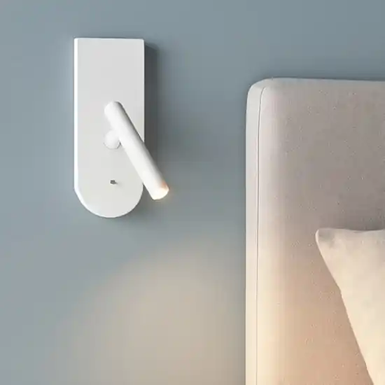 1night stilnovo applique comodini camera da letto bianca orientabile da lettura Promozione Esclusiva