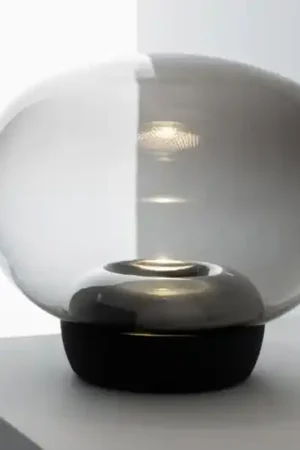 Stilnovo le mariee abat-jour da comodino grigio fumo per camera da letto Reso Gratuito