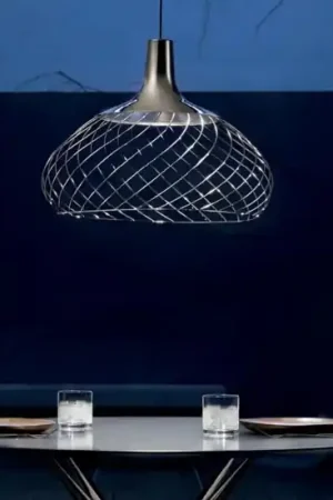 Mongolfier stilnovo lampadario da cucina nero led 3000k dimmerabile Popolare