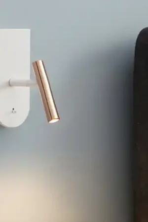 Applique per comodini camera da letto albergo rame e bianco 1night stilnovo Compra Adesso