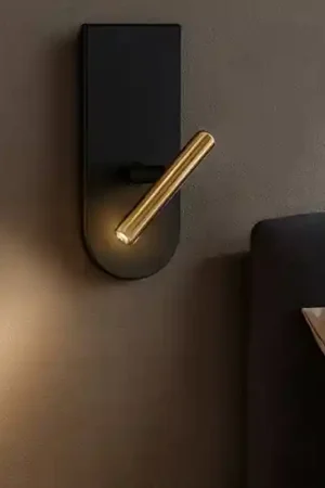 Direttamente Dal Produttore Applique per comodini stilnovo 1night camera da letto nero e oro