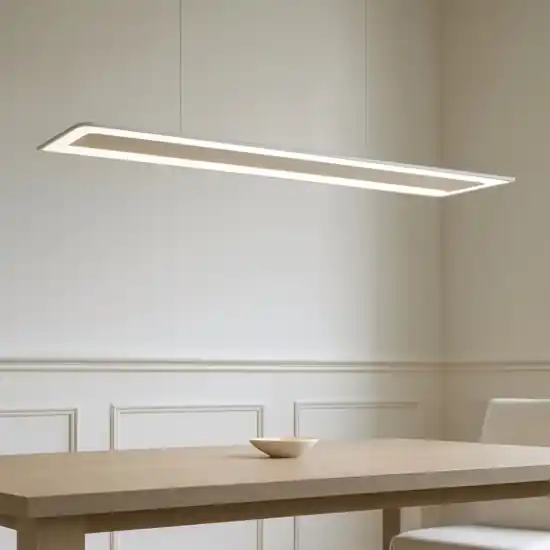 Spedizione Espresso Lampadario antille cromo linea light led 45w 3000k moderno