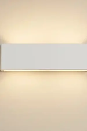 Applique led 19w 4000k bi emissione linea light box w2 bianco Spedizione Espresso