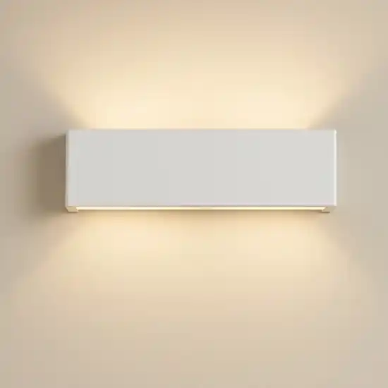 Applique led 19w 4000k bi emissione linea light box w2 bianco Spedizione Espresso