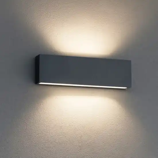 Applique led 19w 3000k bi emissione box w2 cemento linea light A Buon Prezzo