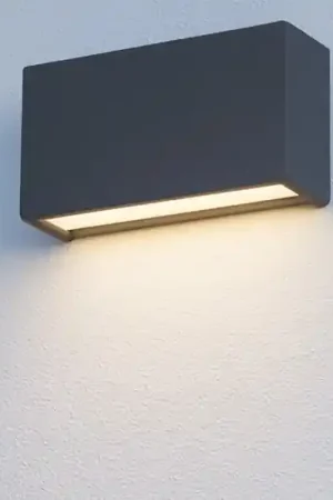 Linea light applique led 10w 3000k box w2 cemento bi emissione Quantità Limitata