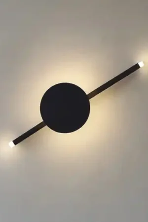 Applique led 3000k 16w nera ondaluce ap james design moderna Esclusivo
