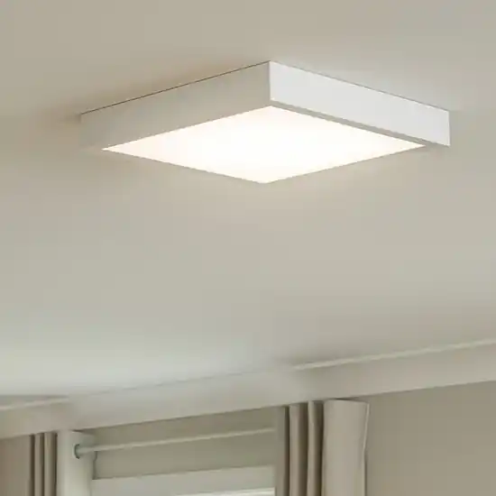 Affare Plafoniera grande linea light box led bianca quadrata 43w 4000k