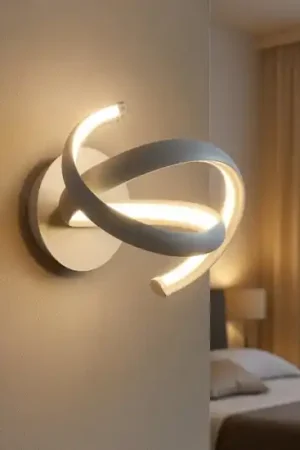 Applique led ondaluce lumen ap design moderno grigio Affare