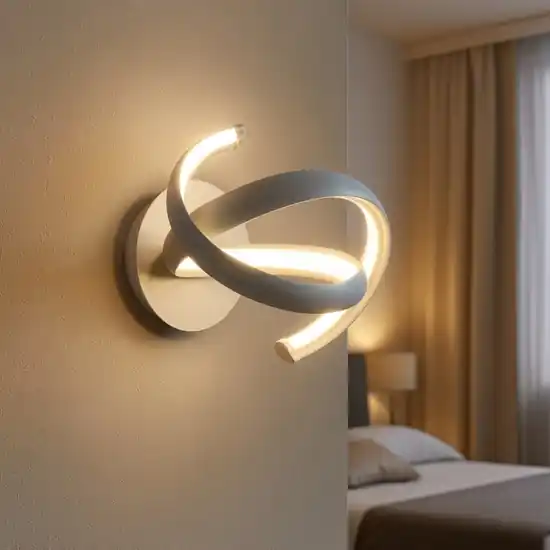 Applique led ondaluce lumen ap design moderno grigio Affare