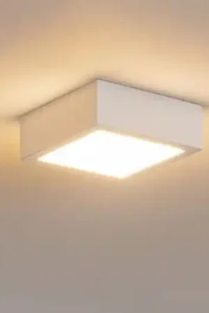 Ultima Occasione Linea light plafoniera bianca box sq quadrata led 7w 3000k